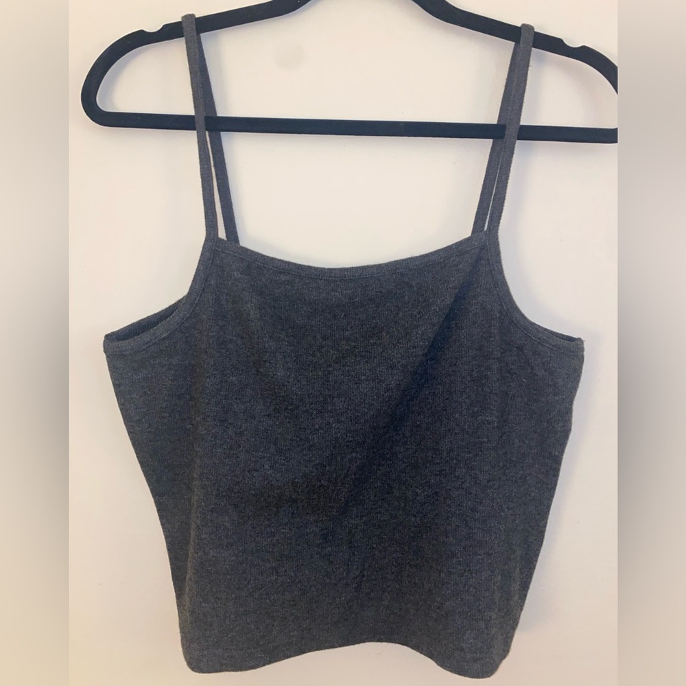 Madewell Brushed Rib Square-Neck Cami Top